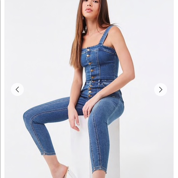 Forever 21 Pants - Denim Jumpsuit